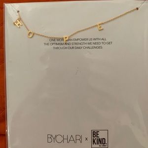 SOLD.       Bychari hope necklace